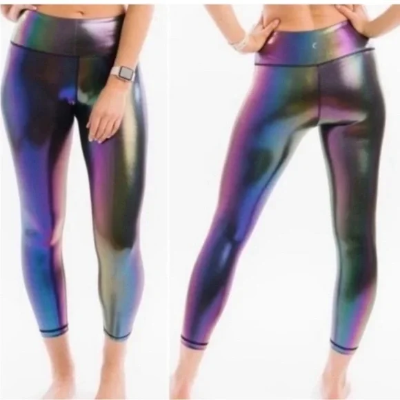 ZYIA Mirage Metallic Leggings | size 2 - Picture 9 of 9